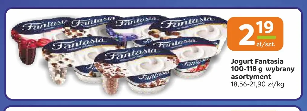 Jogurt Fantasia promocja w Gama