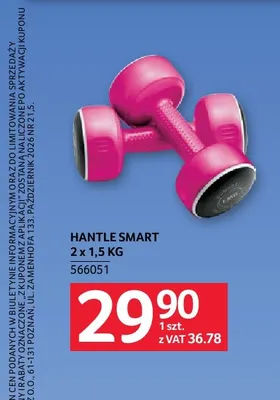 Hantle Smart 2x1,5 kg promocja w Selgros