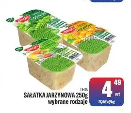 Sałatka jarzynowa Dega promocja w Tomi Markt