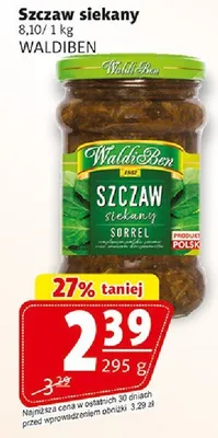 Szczaw siekany promocja w Prim Market