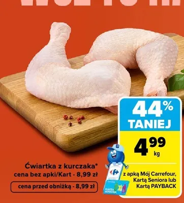Ćwiartka z kurczaka Cedrob promocja w Carrefour