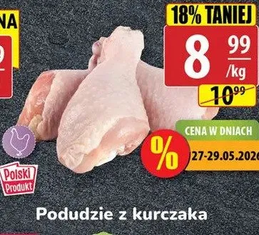 Podudzie z kurczaka promocja w API Market