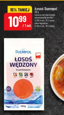 Łosoś wędzony plastrowany Suempol promocja w POLOmarket