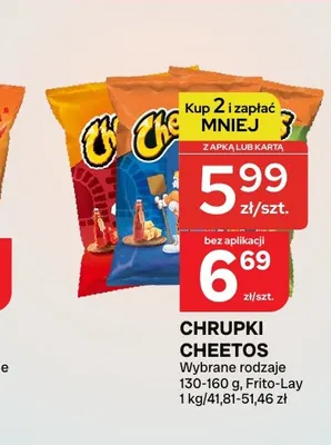 Chrupki Cheetos promocja w Chorten