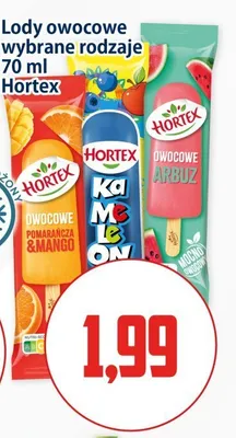 Lody owocowe Hortex Arbuz promocja w Kupiec