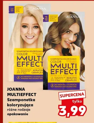 Szamponetka koloryzująca Joanna Multi Effect promocja w Kaufland