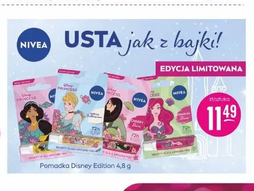 Pomadka Disney Edition Nivea promocja w Drogerie Jasmin