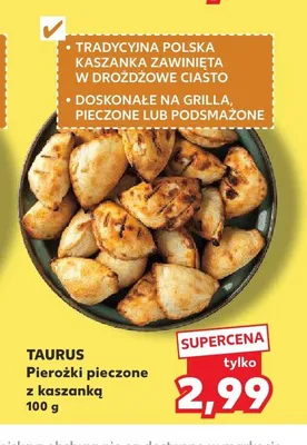 Pierożki pieczone z kaszanką TAURUS promocja w Kaufland