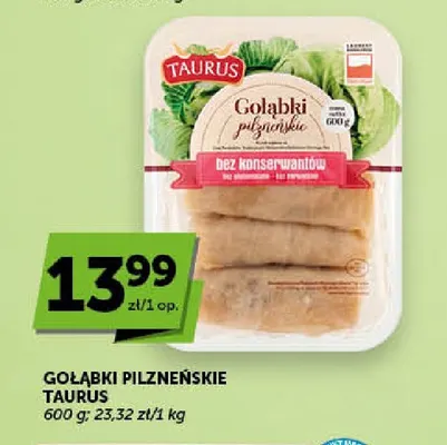Gołąbki pilzneńskie Taurus promocja w Euro Sklep