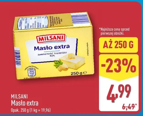 Masło extra promocja w Aldi