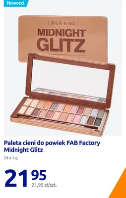 Paleta cieni do powiek FAB Factory Midnight Glitz 24-pak 1 g promocja w Action