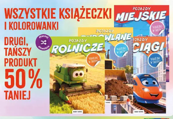 Książeczka Pojazdy Rolnicze promocja w Dino