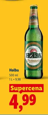 Piwo Holba Premium promocja w Lidl