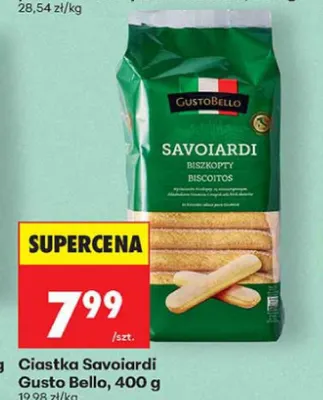 Ciastka Savoiardi Gusto Bello promocja w Biedronka