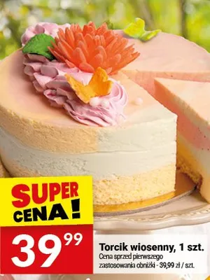 Torcik wiosenny promocja w Twój Market