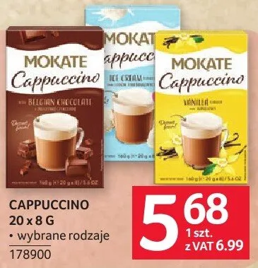 Cappuccino 20 x 8 g wybrane rodzaje promocja w Selgros