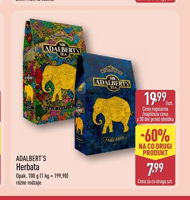 Herbata Earl Grey Adalbert's promocja w Aldi