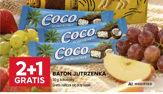 Baton Jutrzenka Coco kokosowy promocja w Stokrotka