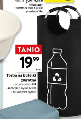 Torba na butelki zwrotne 69 l promocja w Intermarche