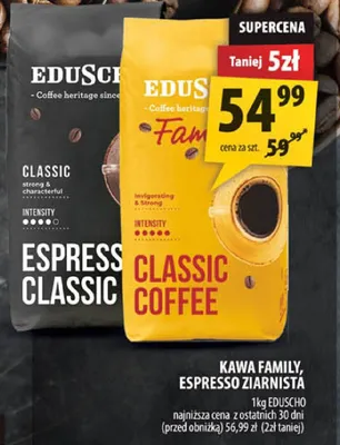 Kawa Family Espresso Ziarnista Eduscho promocja w Arhelan