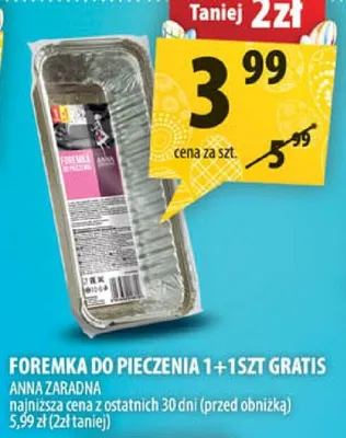 Foremka do pieczenia 1+1szt gratis promocja w Arhelan