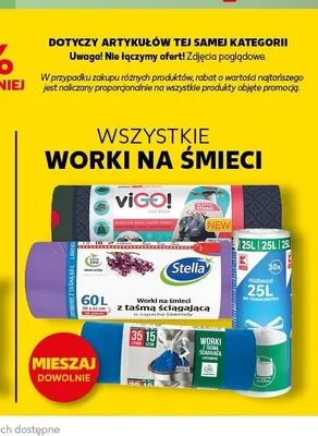 Worki na śmieci Stella promocja w Kaufland