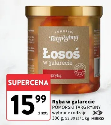 Ryba w galarecie promocja w Intermarche