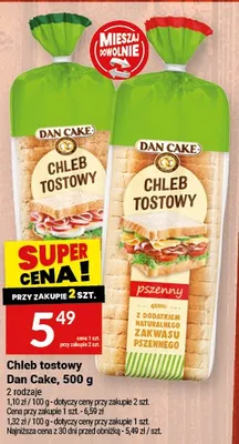 Chleb tostowy Dan Cake promocja w Twój Market