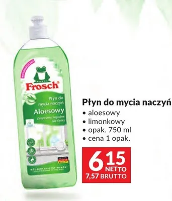 Płyn do mycia naczyń Frosch aloesowy promocja w Makro