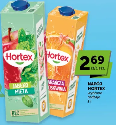 Napój Hortex wybrane rodzaje promocja w Euro Sklep