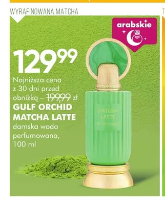 Woda perfumowana damska Gulf Orchid Matcha Latte promocja w Super-Pharm
