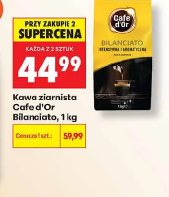 Kawa ziarnista Cafe d'Or Bilanciato promocja w Biedronka