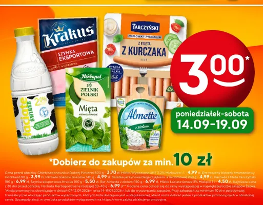Ser Almette z ziołami promocja w Żabka
