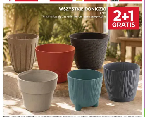 Doniczki promocja w Stokrotka
