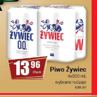 Piwo Żywiec Premium 4-pak 500ml promocja w Premium Nasz Sklep