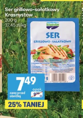 Ser grillowo-sałatkowy Krasnystaw promocja w Delikatesy Centrum