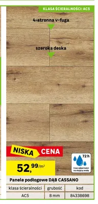 Panele podłogowe Dąb Cassano promocja w Leroy Merlin
