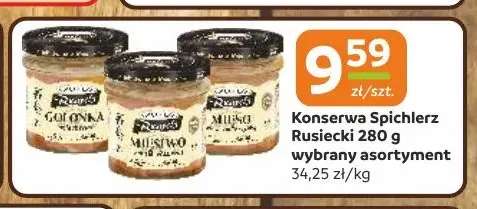 Konserwa Spichlerz Rusiecki mięsiwo promocja w Gama