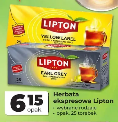 Herbata ekspresowa Lipton promocja w Odido