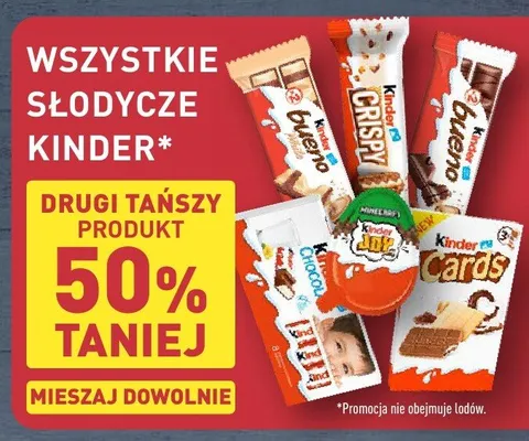 Baton Kinder Bueno White promocja w Aldi
