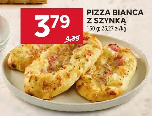 Pizza Bianca z szynką promocja w Stokrotka