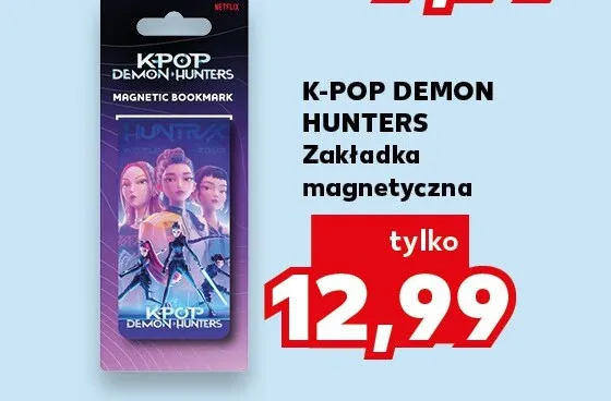 Zakładka magnetyczna K-Pop Demon Hunters promocja w Kaufland