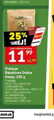 Pistacje Bakaliowa Dolina — wariant 1 promocja w Twój Market