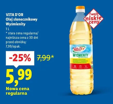 Olej promocja w Lidl