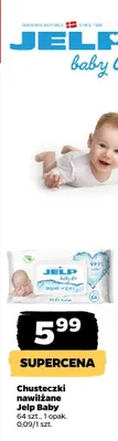 Chusteczki nawilżane Baby 0+ Jelp promocja w Netto