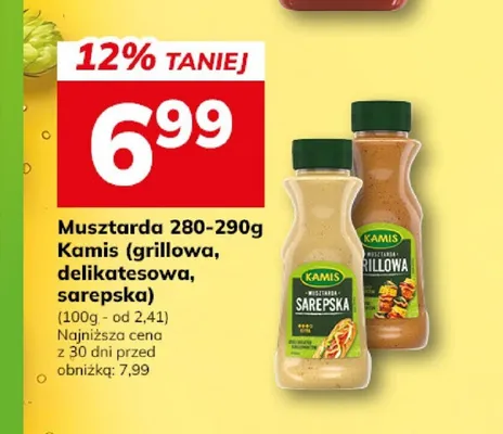 Musztarda Kamis Sarepska promocja w Hitpol