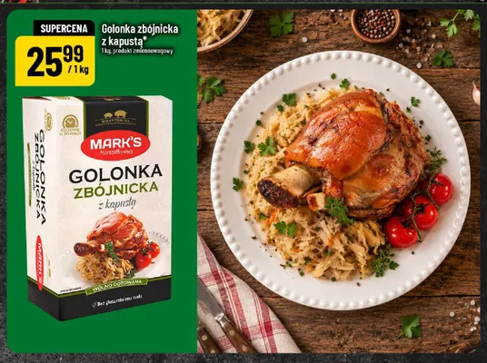 Golonka zbójnicka z kapustą Mark's promocja w POLOmarket