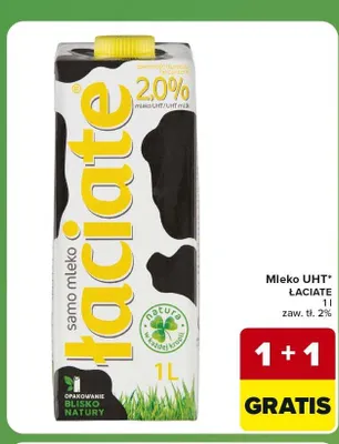 Mleko UHT Łaciate 2% promocja w Carrefour Express