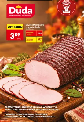 Szynka Doskonała w smaku Duda promocja w Biedronka