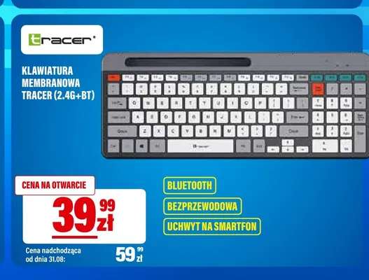 Klawiatura membranowa Tracer 2,4 g+BT promocja w RTV EURO AGD